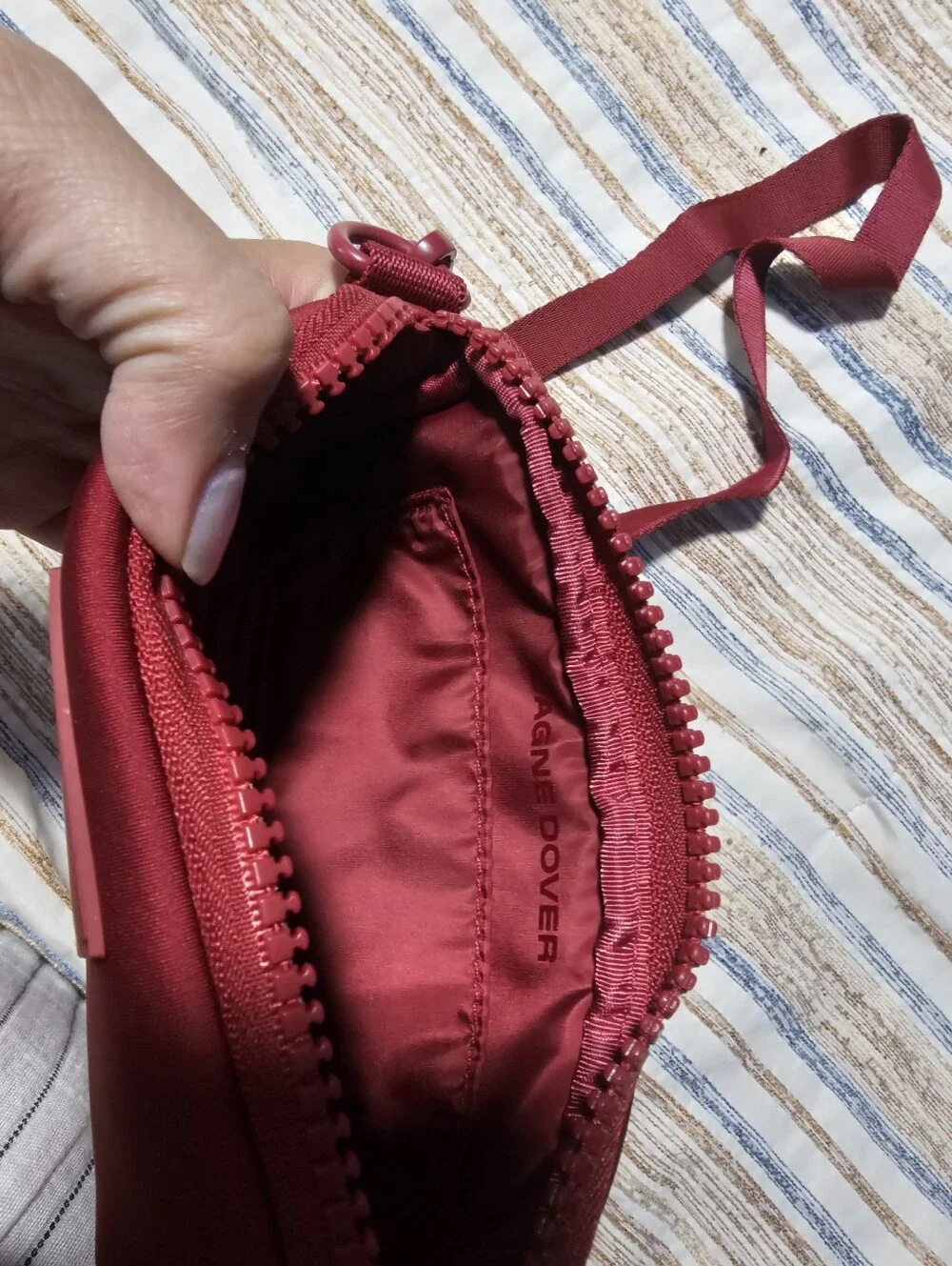 Dagne Dover/Sephora Burgundy Crossbody Bag